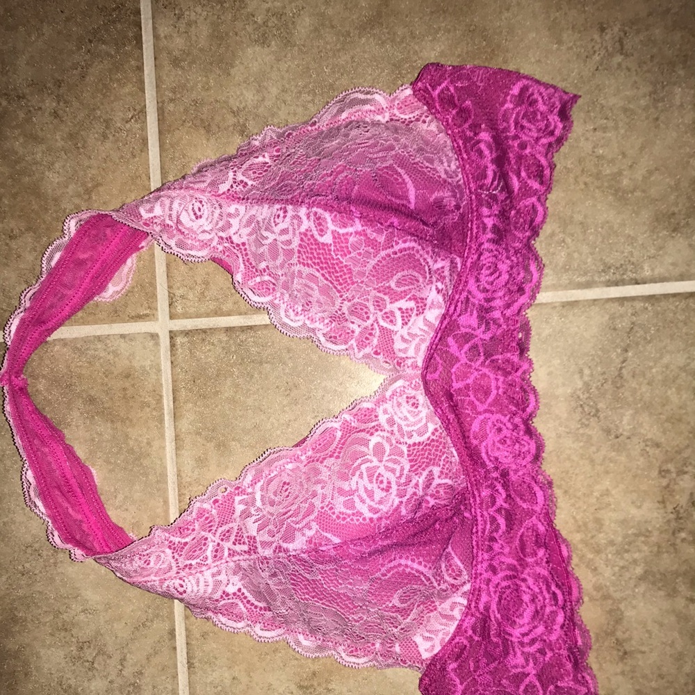 Pink bralette